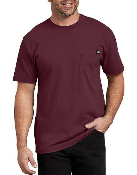 Dickies WS450 Short Sleeve Heavyweight T-Shirt - Burgundy, 3XL