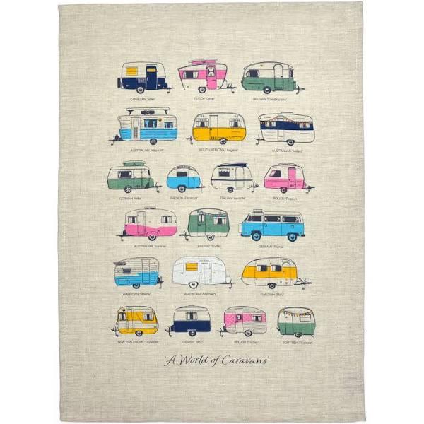 Van Go Collections Tea Towel The Iconic Collection A World of Caravans