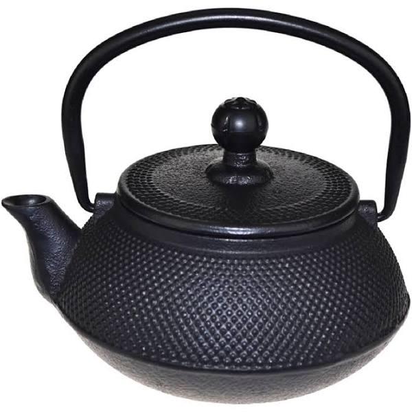 Teaology Cast Iron Teapot - Fine Hobnail Black 500ml