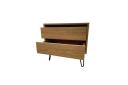 Luxo Furniture Amari 2 Drawer Bedside Table - Natural