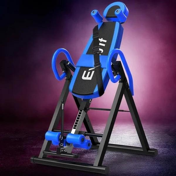 Everfit Inversion Table Inverter Gravity Tables Stretcher Foldable - Blue