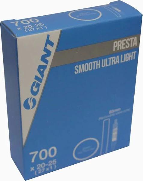 Giant 700x20/25c Presta Valve 80mm Smooth Ultra-light Tube