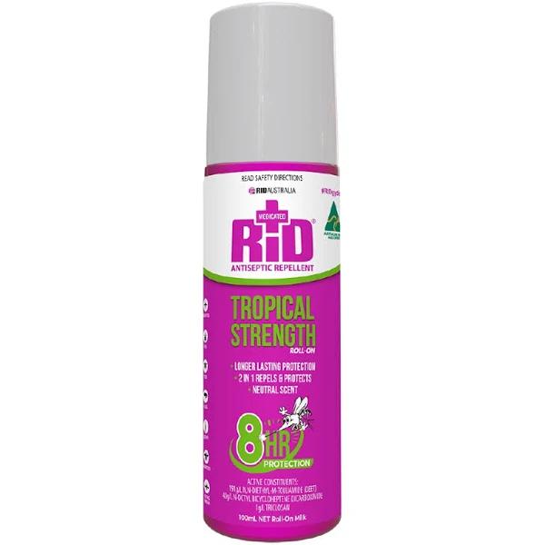 Rid Insect Repellent Tropical Strength Roll On 100 ml