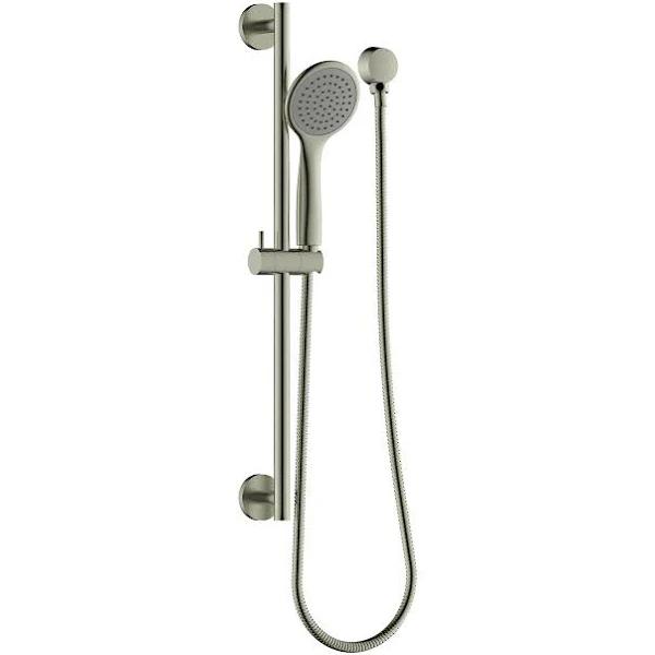 Gareth Ashton Brushed Nickel Shower On Rail