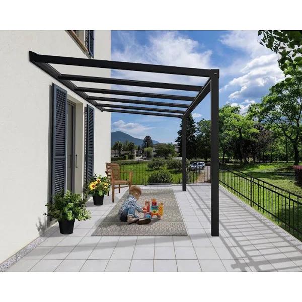 Stockholm Pergola / Verandah / Patio-Cover (Size: 3.4x3.7m) by Canopia by Palram