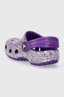 David Jones Crocs Classic Glitter Clog T in Purple, Size 4 US Jnr