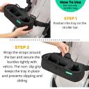 Universal Stroller Tray with Insulated Sippy Cup Holder - Upgraded