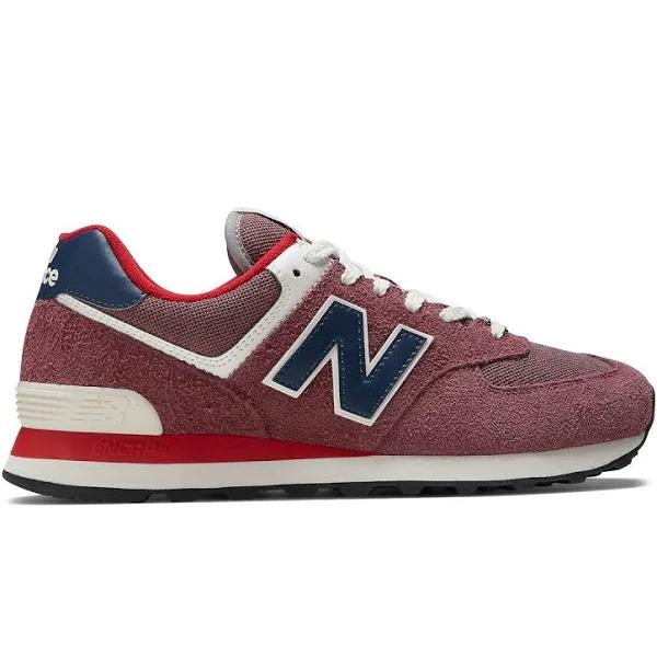 New Balance Unisex 574 - Red/Blue (Size 7)