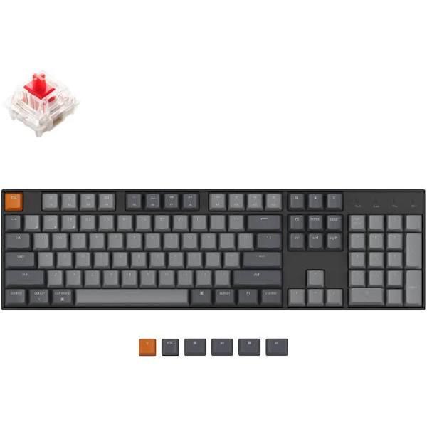 Keychron K10 Bluetooth RGB Mechanical Keyboard - Gateron Red [KBK10B1RED]