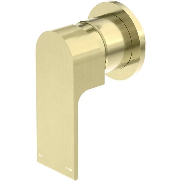 Nero Bianca Shower Mixer Round Plate Brushed Gold NR321509DBG