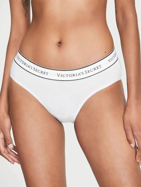 Logo Cotton Hiphugger Panty , White/ivory, L - Women's Panties - Victoria's Secret