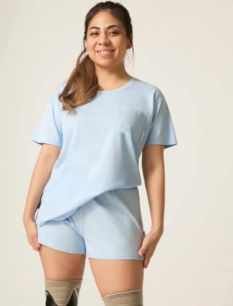 Modibodi Period ModiCool T-Shirt Sleep Set / Cashmere Blue / 20/3XL