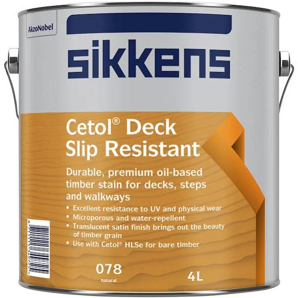 Sikkens 4L Natural Cetol Deck Slip Resistant Timber Finish