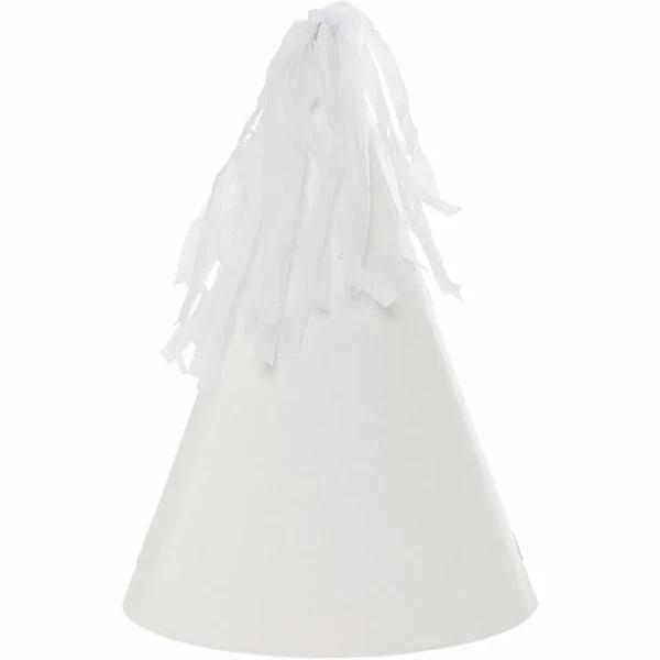 White Party Hats (10 Pack)