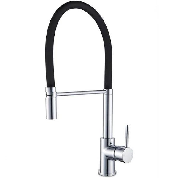 ACA Round Pull Out Down Spray Kitchen Laundry Sink Mixer Tap Faucet