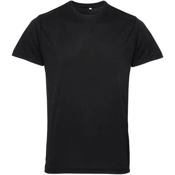 Tri Dri Mens Short Sleeve Lightweight Fitness T-Shirt Black S