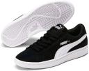 Smash V2 Suede Jr Sneakers - Youth 8-16 Years in Black/White, Size 5 by Puma