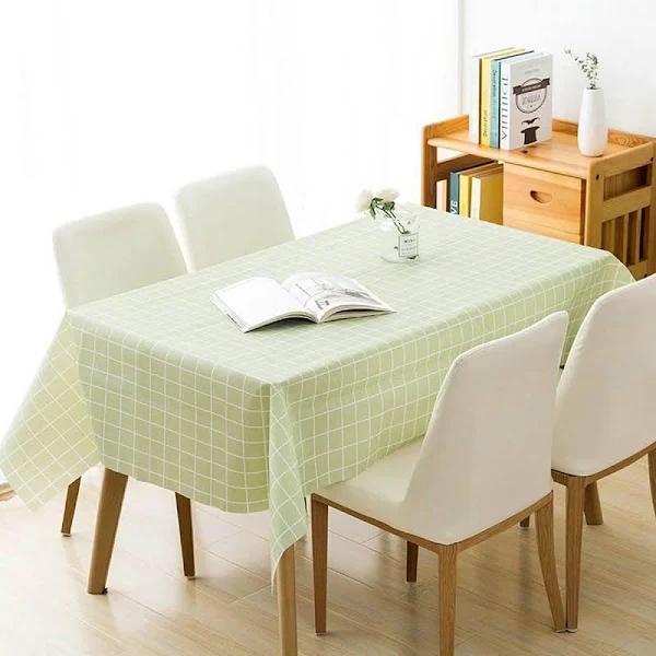 PEVA Rectangle Tablecloths - Scandinavian Green - 137*152cm - AfterPay & zipPay Available