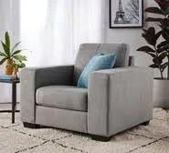 Tivoli Armchair Grey 1 Seater