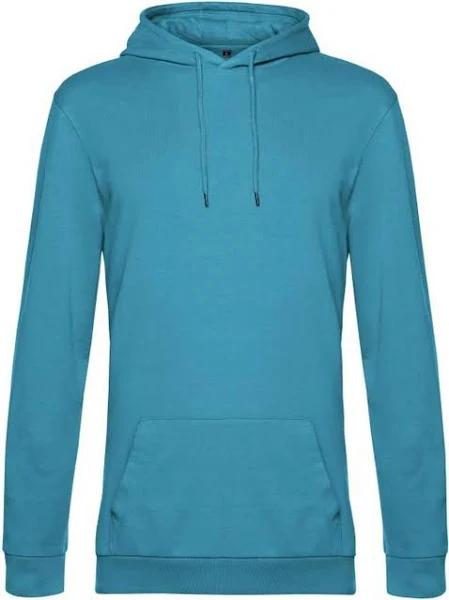 B&C Mens Hoodie Hawaiian Blue M Cotton Polyester Mens Hoodie