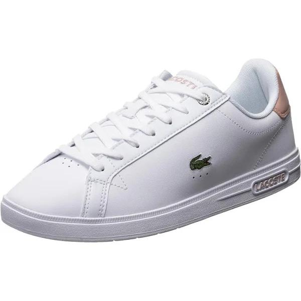 Lacoste Women's Graduate Pro Sneakers White Size UK 6