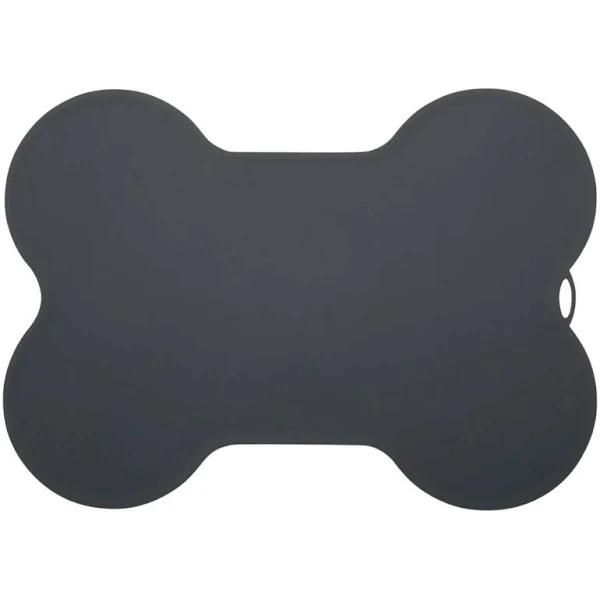 Lexi & Me Bone Feeding Mat - Charcoal