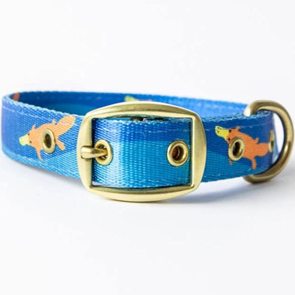 Anipal Piper The Platypus Recycled Dog Collar Small