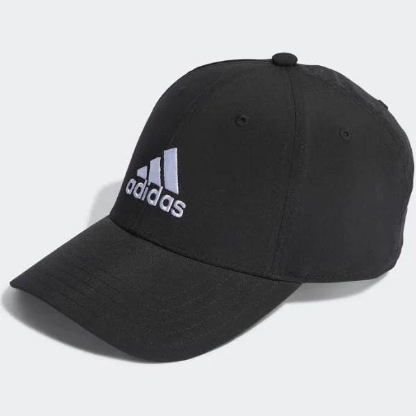 Adidas | Embroidered Logo Lightweight Baseball Cap (Black/White)