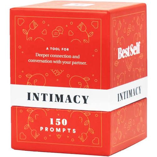 Intimacy Deck by Bestself - 150 Engaging Conversation Starters for Couples to Strengthen Their Relationship, Romance, Trust