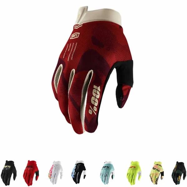 100% iTrack Aqua Motocross Gloves