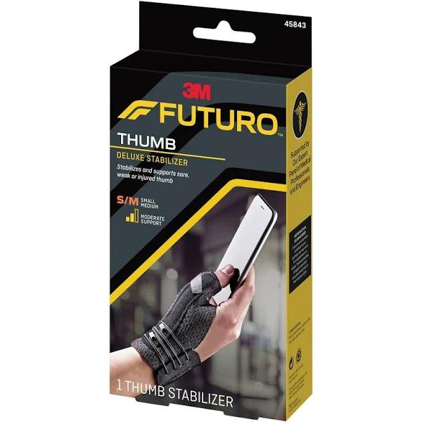 Futuro Deluxe Thumb Stabiliser Black - Small/Medium