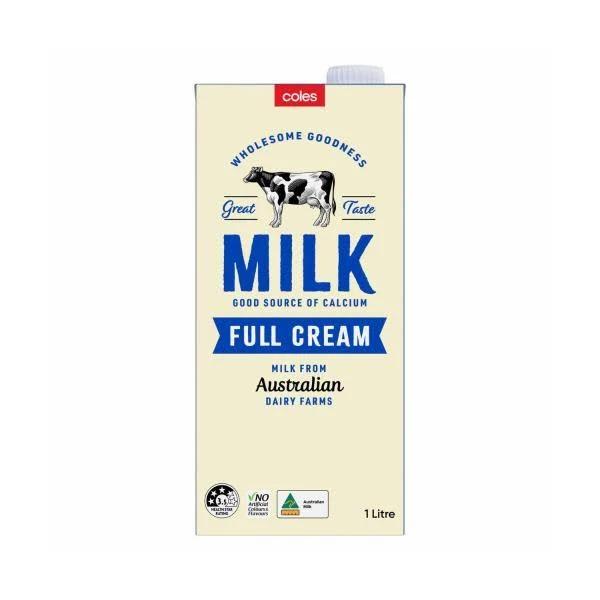 Australian Full Cream Long Life Milk | Coles