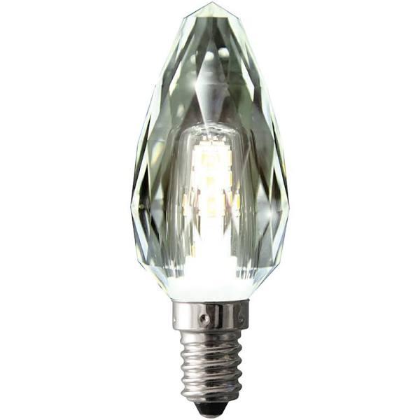 Globe LED Candle Crystal 4W 2700K Clear E14 Dimmable