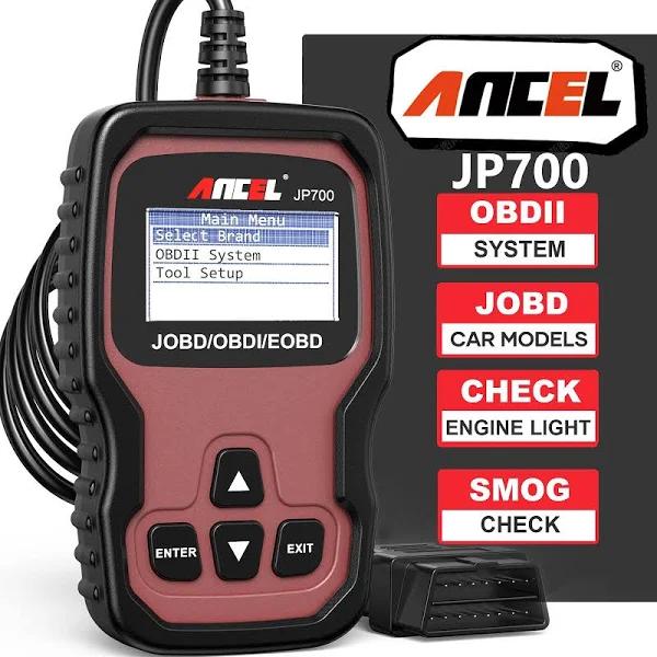 Ancel JP700 JOBD Obd2 Japanese Car Scanner, JDM Automotive Code Reader Check Engine Light Obdii Diagnostic Scan Tool Fits For Toyota Nissan Honda