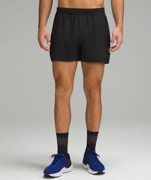 Men's Pace Breaker Linerless Shorts 5" in Black Size Large | by lululemon