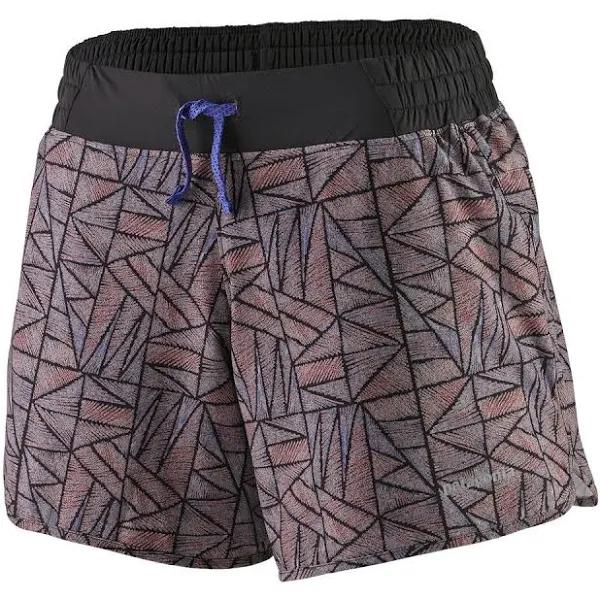 Patagonia Women's Nine Trails Shorts - 6 in. - Icy Geo: Rosehip / XL