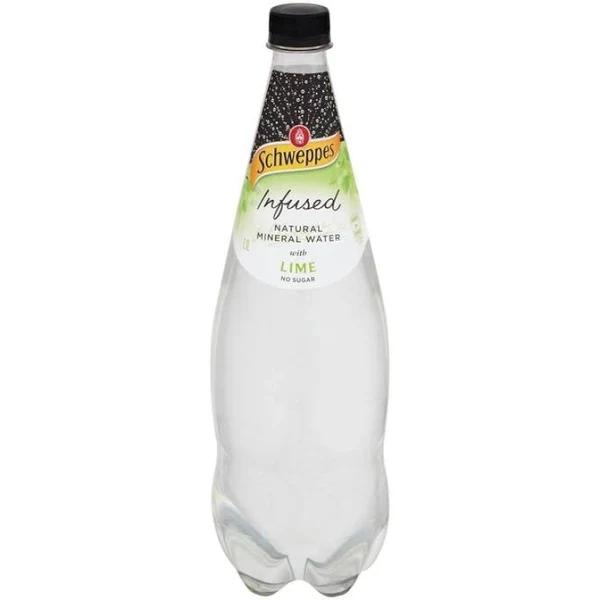 Schweppes Infused Lime Mineral Water 1.1L