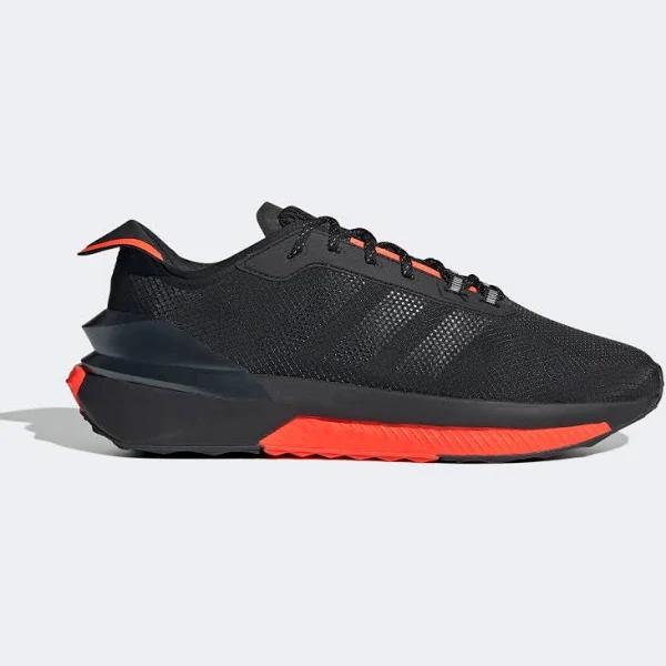 Adidas Avryn Shoes Black / Solar Red 5 - Unisex Running Running Shoes,Trainers