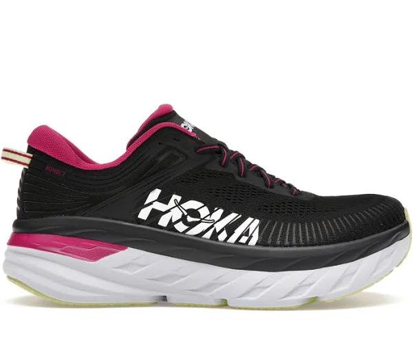 Hoka One One Bondi 7 Blue Graphite Festival Fuchsia (Women's)