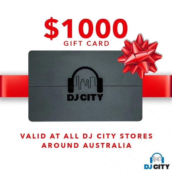 DJ City $1000 Gift Card