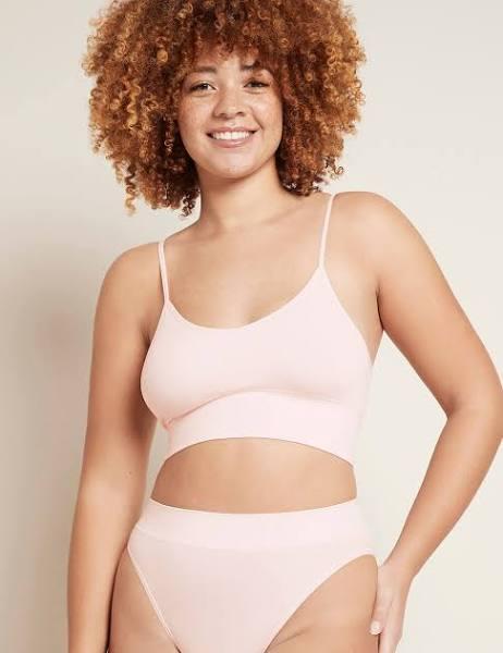 LYOLYTE Ribbed Low Back Bra Powder Pink / S