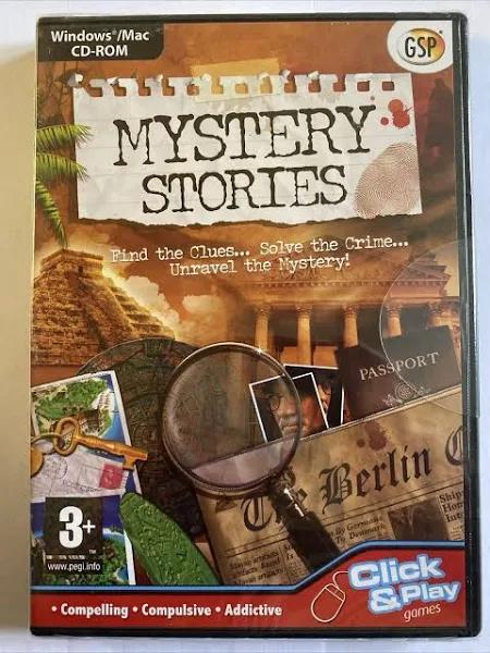 PC Games PC/MAC-DVD Mystery Stories