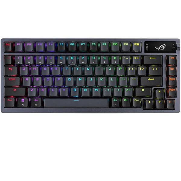 Asus ROG Azoth 75% Gunmetal Wireless RGB Mechanical Keyboard - Snow Switch [ROG AZOTH/NXSW/PBT]