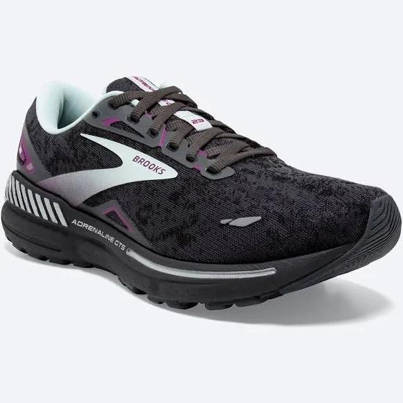 Womens Brooks Adrenaline GTS 23, Mu Black/Blue/Purple / 7.5