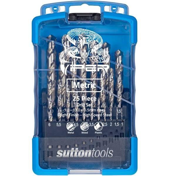 Sutton D105V3M 25 Piece Jobber Viper Metric Drill Set - HSS