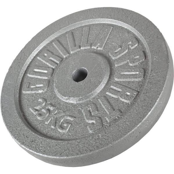 Gorilla Sports Weight Plate Cast Iron - Silver