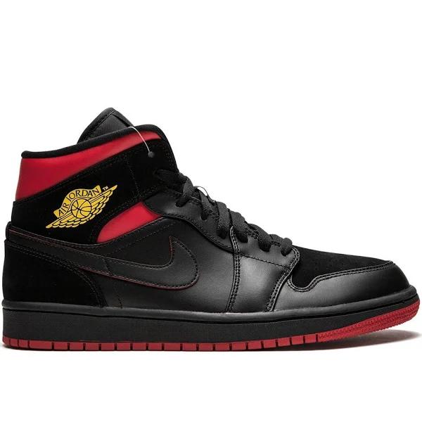 Air Jordan 1 Retro Mid 'Last Shot' Sneakers | Black | Men's Size 7.5