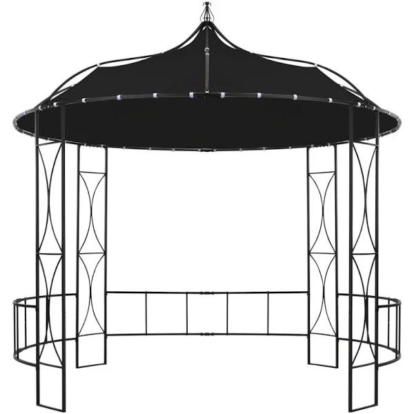 vidaXL 300 x 290cm Round Gazebo - Anthracite