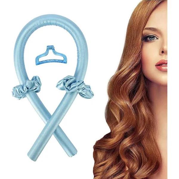 Beakey No Heating Curling Irons With Hair Rings Hairpin Lazy Sleep Curling Wand-Blue - AfterPay & zipPay Available