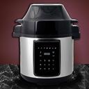 Healthy Choice Air Fryer + Pressure Cooker (Silver) - 6L